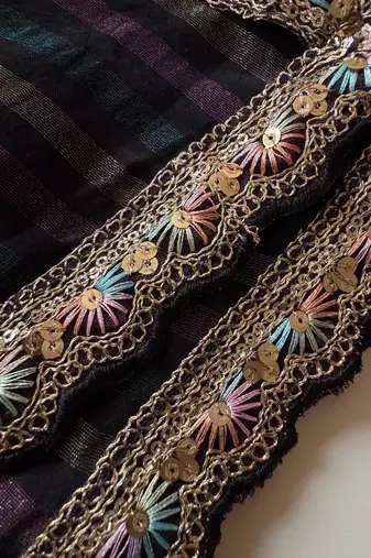 Wine Color Georgette Saree With Blouse