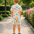 Multicolor printed cotton blend kids cord set