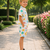 Multicolor printed cotton blend kids cord set