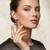 jiyanshi Square Arc Earrings | Gold-Plated Figure Geometric Dangle | Hypoallergenic Lightweight Jewelry for Wo 