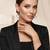 Gold Plated CZ Long Bar Circular Geometric Hoop Dangle Drop Earrings for Girls and Wo 