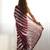 Wine colour heavy georgette sequin saree with blouse