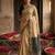 Beige colour handloom cotton saree with contrast border & tassels
