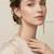 Wo  Set of 3 Rose-Gold-Plated Pear-Beaded Hoop Earrings