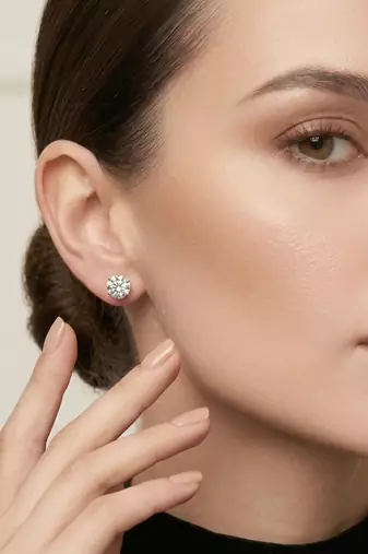 Wo  Set of 3 Rose-Gold-Plated Pear-Beaded Hoop Earrings