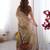 Beige color ready to wear saree with unstich blouse