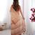 Ivory color ready to wear saree with unstich blouse