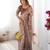 Beige color ready to wear saree with unstich blouse
