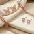 Wo  Set of 3 Rose-Gold-Plated Pear-Beaded Hoop Earrings