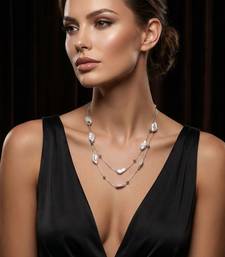 Multi layer/single layer chain pendant for wo  and girls