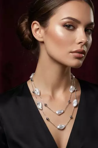 Multi layer/single layer chain pendant for wo  and girls