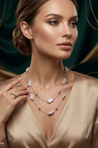 Multi layer/single layer chain pendant for wo  and girls