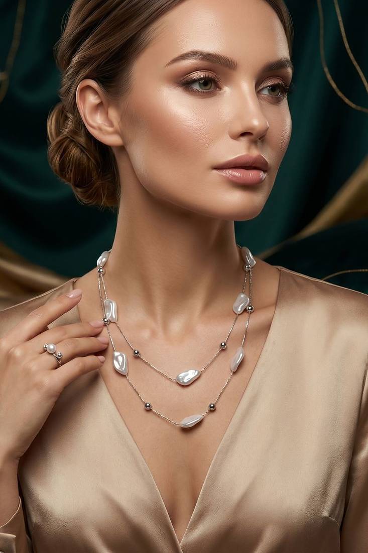 Multi layer/single layer chain pendant for wo  and girls