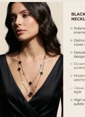 Multi layer/single layer chain pendant for wo  and girls 4
