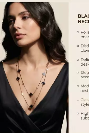 Multi layer/single layer chain pendant for wo  and girls