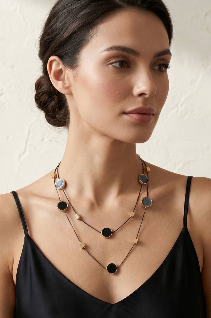 Multi layer/single layer chain pendant for wo  and girls