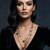   Black Chain Black Star Stylish cz studded layered chain necklace