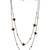   Black Chain Black Star Stylish cz studded layered chain necklace