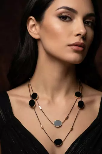 Multi layer/single layer chain pendant for wo  and girls