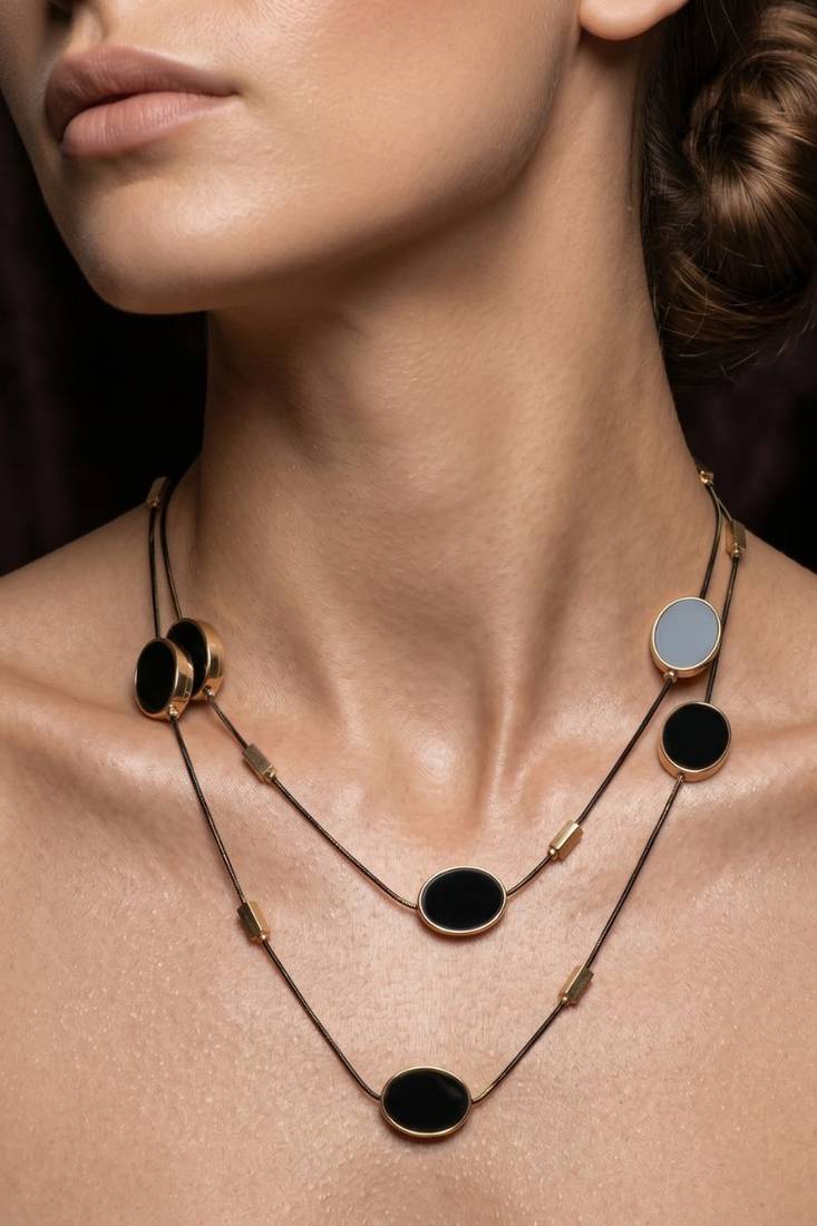 Multi layer/single layer chain pendant for wo  and girls