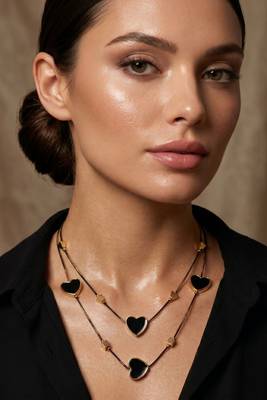 Multi layer/single layer chain pendant for wo  and girls 4