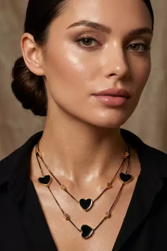 Multi layer/single layer chain pendant for wo  and girls