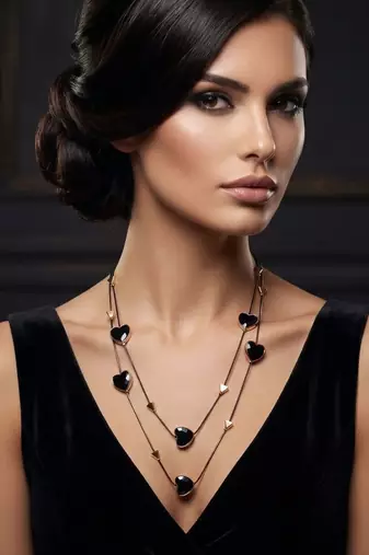 Multi layer/single layer chain pendant for wo  and girls