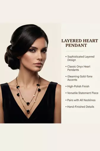 Multi layer/single layer chain pendant for wo  and girls