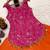 Women's ethnic embroidered sleeveless top sharara set