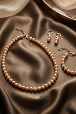 Traditional Pearl Necklace Set for Wo      Festive & Party Wear Indian Jewelry 1