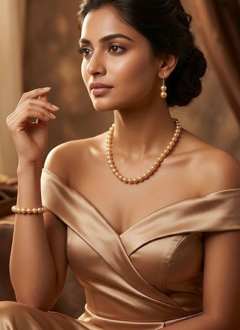 Traditional Pearl Necklace Set for Wo      Festive & Party Wear Indian Jewelry