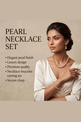 Traditional Pearl Necklace Set for Wo      Festive & Party Wear Indian Jewelry 4