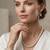 Classic White Pearl Necklace Set with Earrings     Traditional Pearl Necklace Set for Wo 