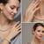 Classic White Pearl Necklace Set with Earrings     Traditional Pearl Necklace Set for Wo 