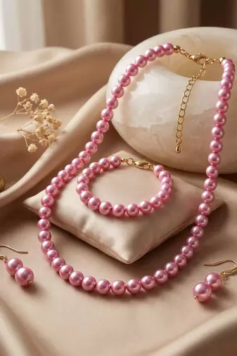 Traditional Pearl Necklace Set for Wo      Festive & Party Wear Indian Jewelry
