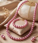 Traditional Pearl Necklace Set for Wo      Festive & Party Wear Indian Jewelry