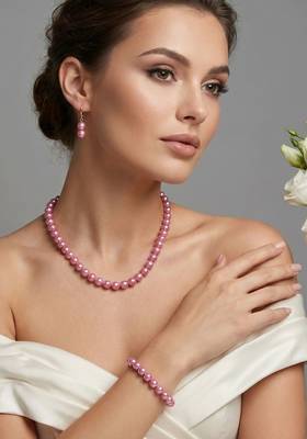 Traditional Pearl Necklace Set for Wo      Festive & Party Wear Indian Jewelry 2