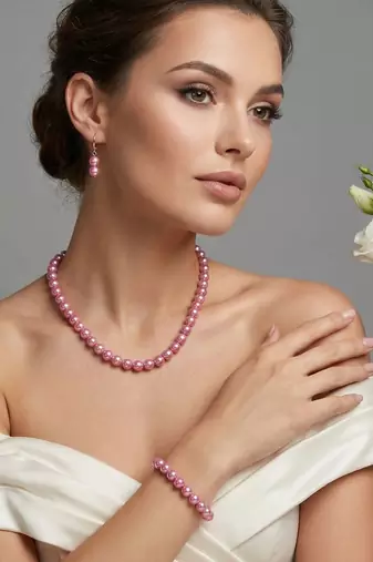 Traditional Pearl Necklace Set for Wo      Festive & Party Wear Indian Jewelry