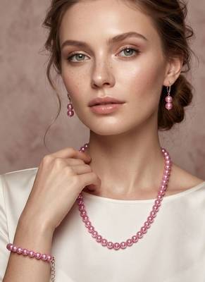 Traditional Pearl Necklace Set for Wo      Festive & Party Wear Indian Jewelry 4