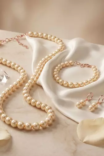  Traditional Pearl Necklace Set for Wo      Festive & Party Wear Indian Jewelry