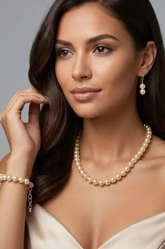  Traditional Pearl Necklace Set for Wo      Festive & Party Wear Indian Jewelry