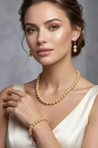  Traditional Pearl Necklace Set for Wo      Festive & Party Wear Indian Jewelry