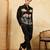 Black velvet multi thread & sequence embroidered wok jacket with unstitched pant