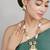   copper temple rajwadi style jewellery set      