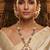   copper temple rajwadi style jewellery set      