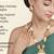  copper temple rajwadi style jewellery set      