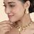   copper temple rajwadi style jewellery set      