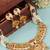   Gold plated traditional temple choker necklace jewellery with earrings set for wo ::Girls