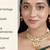   Gold plated traditional temple choker necklace jewellery with earrings set for wo ::Girls