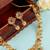   Temple jewellery matte finish necklace sets for wo 